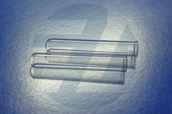 BorinGlass Test Tubes 12x75mm - 20 Pack Clear Round Bottom Lab Tubes | Borosilicate Glass